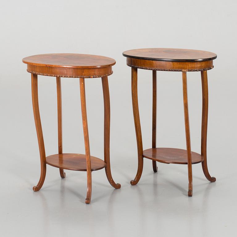 A pair of Neo-Rococo side tables later part of the 20th century.