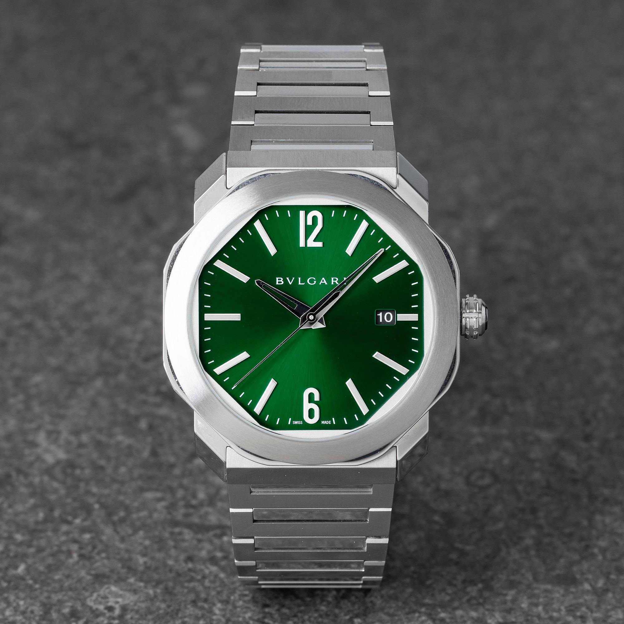 Bulgari, Octo Roma, "Green Dial”, "MEA Market", ca 2021.