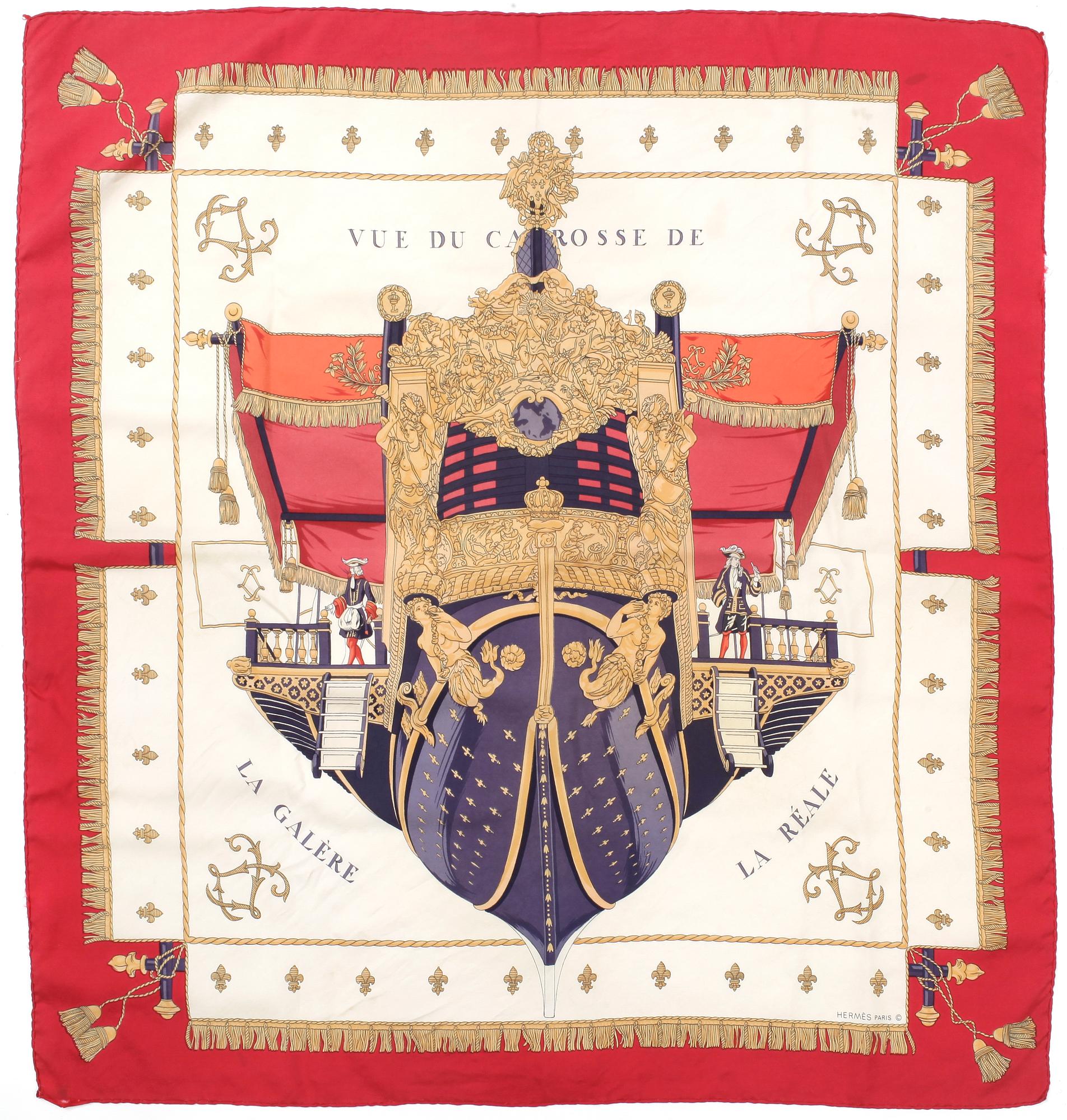 SCARF, "Vue du Carosse de la Galère la Réale", Hermès.