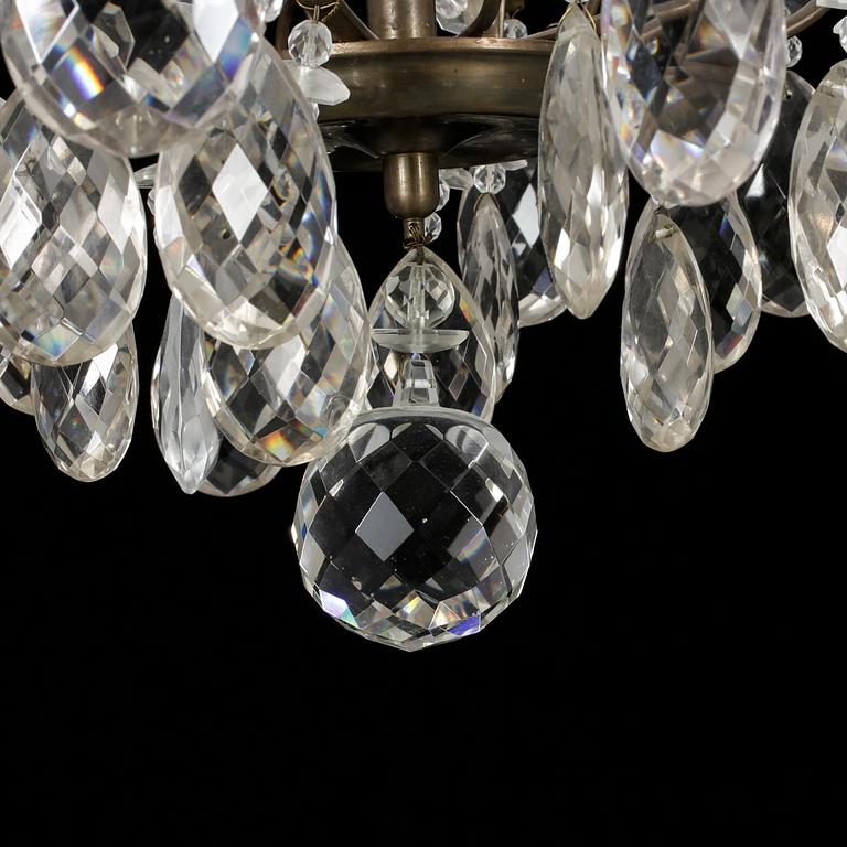 LJUSKRONA, barockstil, 1900-talets första hälft, höjd 75cm.