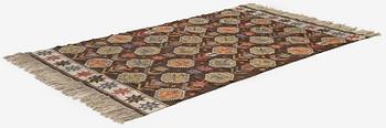 Märta Måås-Fjetterström, a 'Lammet' drape, flat weave, c. 200 x 125 cm, signed MMF.