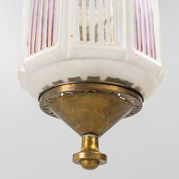 An early 20th century ceiling lamp.