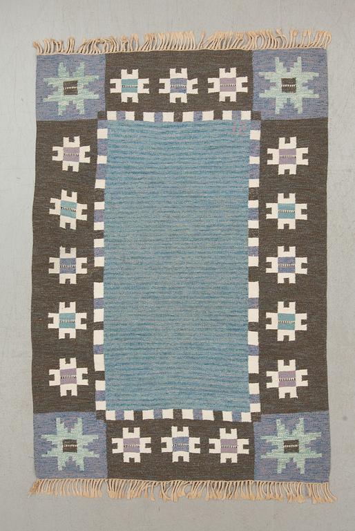 MATTA, rölakan, monogramsignerad IS (Ingegerd Silow). Ca 246 x 168 cm.