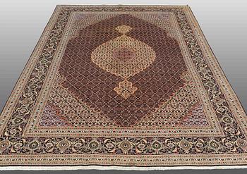 A CARPET, Tabriz part silk , so called 40 Radj, ca 298 x 202 cm.