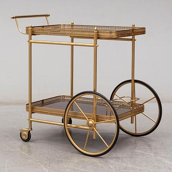 A late 20th Century serving trolley.