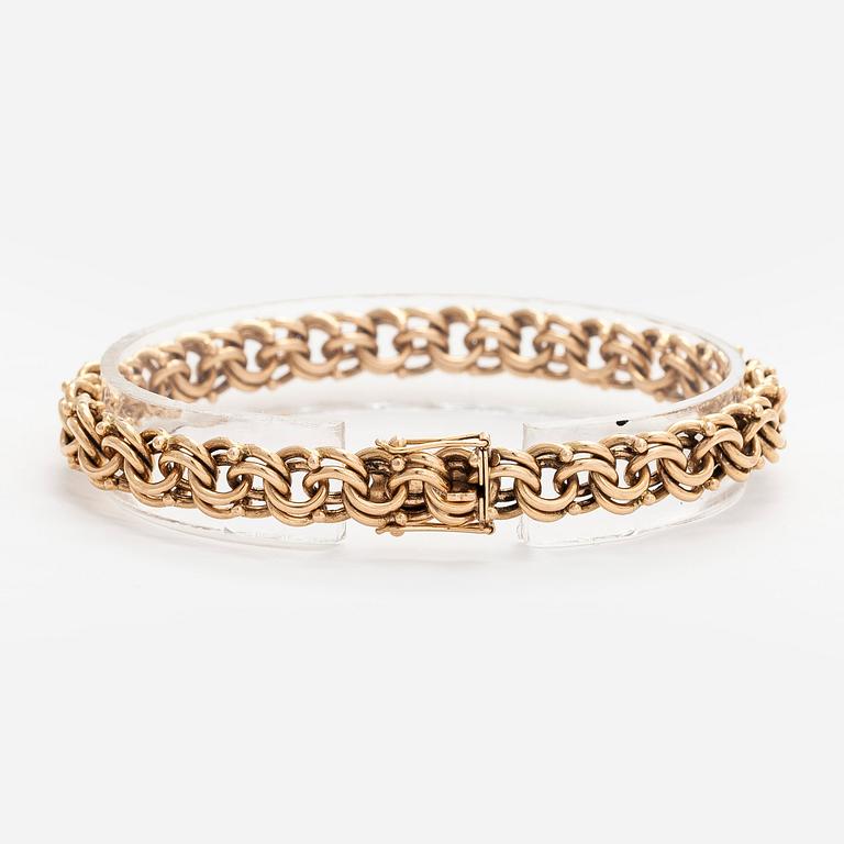 A 14K gold bracelet, Westerback Helsinki 1960.