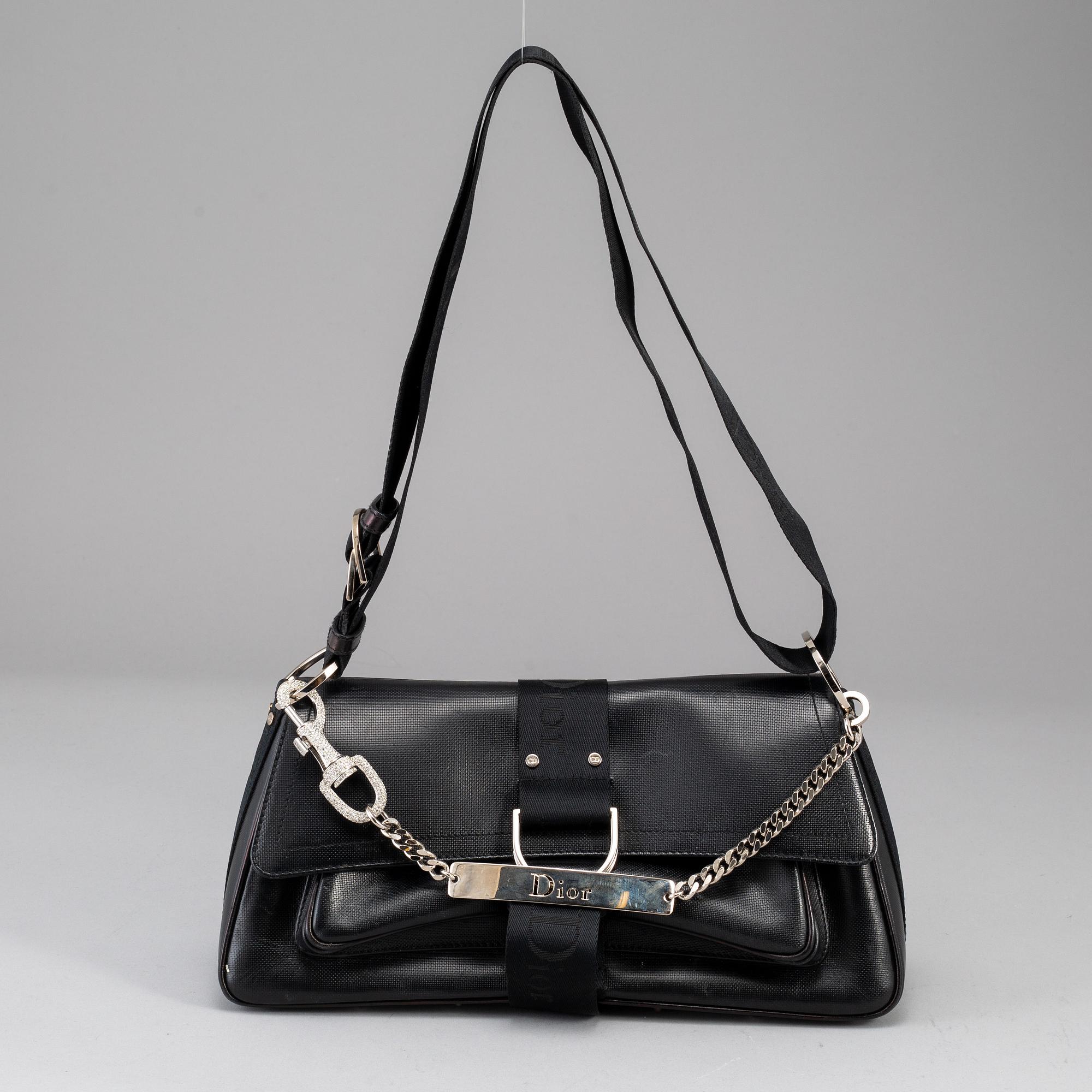 CHRISTIAN DIOR, a nylon handbag.