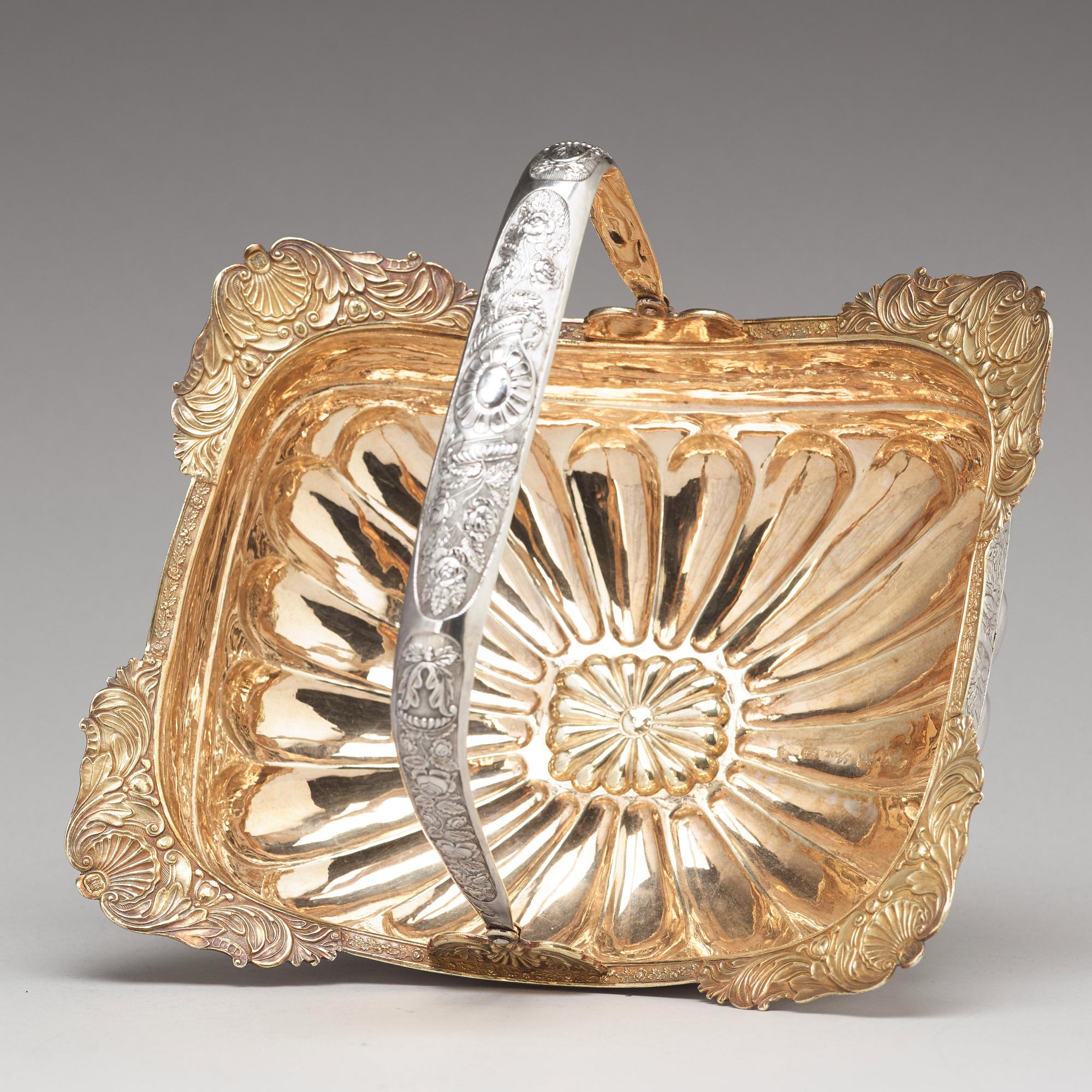 Adolf Sper, skorpkorg, silver, S:t Petersburg 1835.