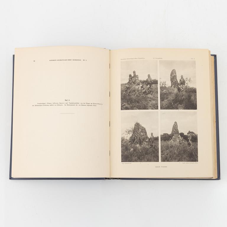 Yngve Sjöstedt, Zoologische Kilimandjaro-Meru Expedition 1905-1906, 3 volumes, P.Palmqvists Aktiebolag Stockholm, 1910.
