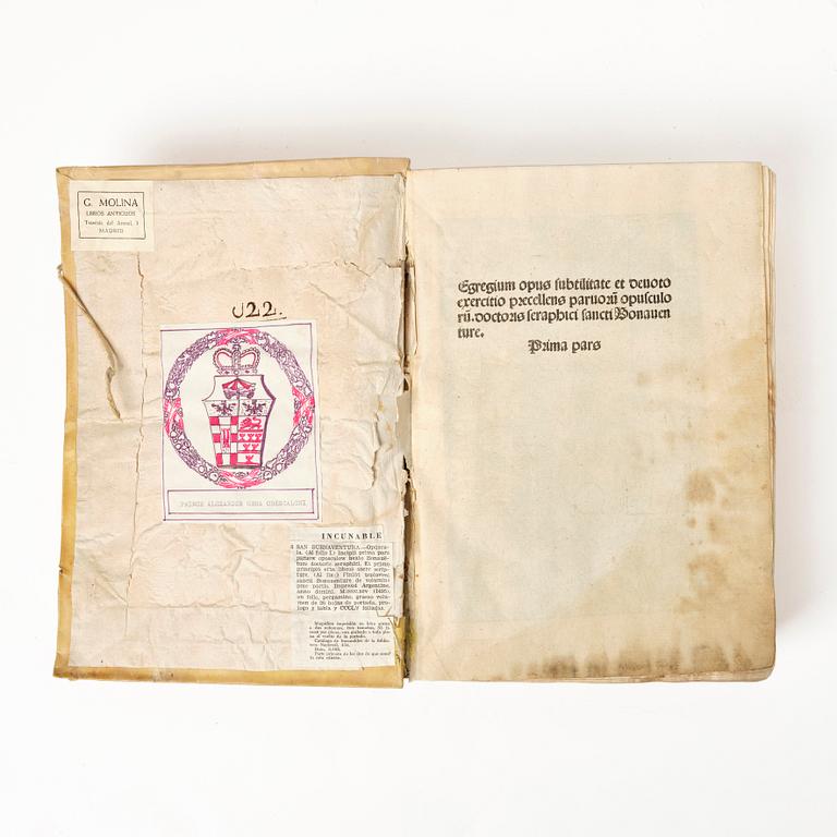 Incunable, 1495.