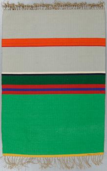 Maria Hillfon, a textile, flat weave, ca 167,5-170 x 115,5-118,5 cm, signed MARIA HILLFON.