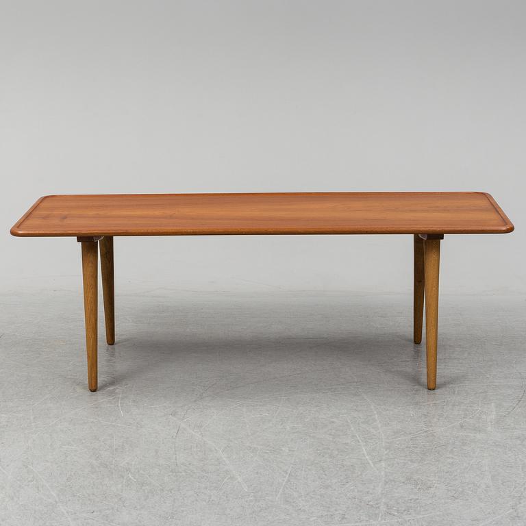 HANS J WEGNER, a teak and oak, 'AT11' coffee table, Andreas Tuck, Denmark.