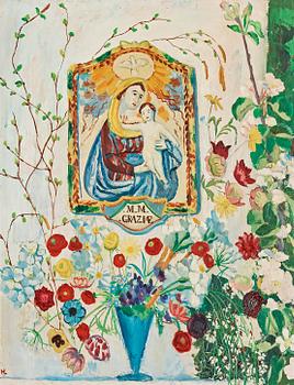 96. Hilding Linnqvist, "Madonna och blommor".