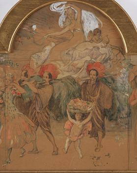 Georg Pauli/Hanna Hirsch-Pauli, Festival procession.