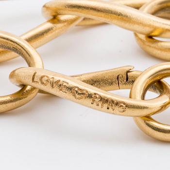 OLE LYNGGAARD BRACELET 18k gold design Charlotte Lynggaard "LOVE".