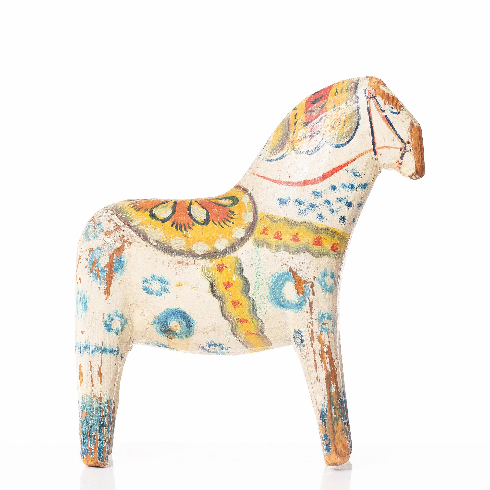 Dalahäst, allmoge, 1900-talets första hälft.