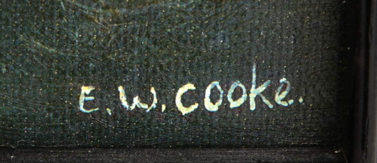 EW Cooke Ships at Sea.