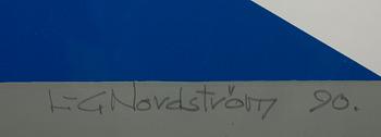 LARS GUNNAR NORDSTRÖM, serigrafi, signerad och daterad -80, numrerad AP.