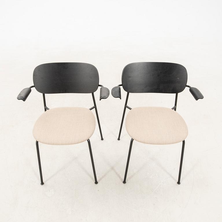 Norm Architects armchairs, 3 pcs "Menu Co" before Audo Copenhagen, contemporary.