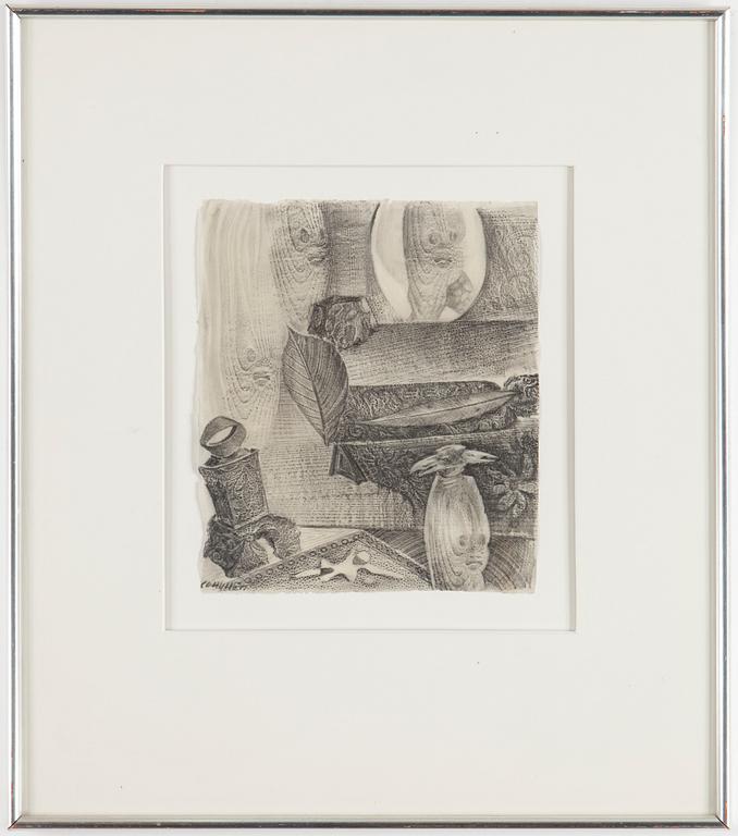 CARL OTTO HULTÉN, frottage blyerts, signerad.