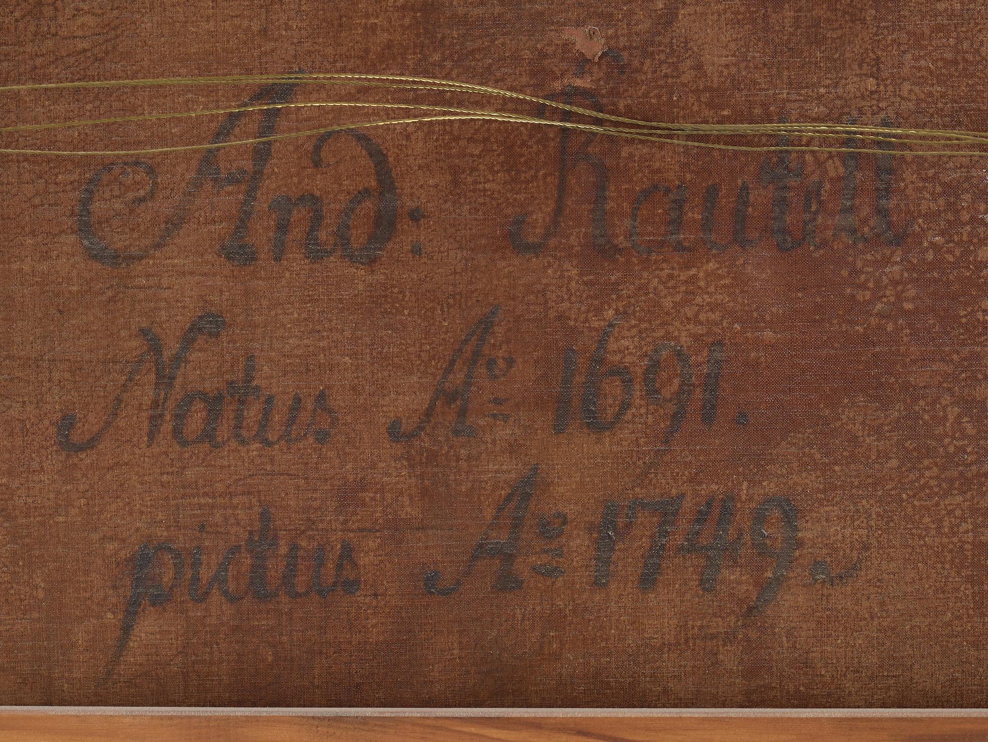 LORENS PASCH D Ä, olja på duk, signerad Lorentz Pasch pinxit a tergo.