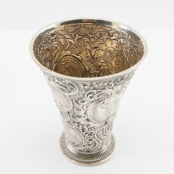 Anders Rönnow, pokal silver, Helsingborg 1784.