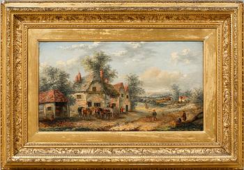 OKÄND KONSTNÄR, olja på duk, ej signerad, 1900-tal.