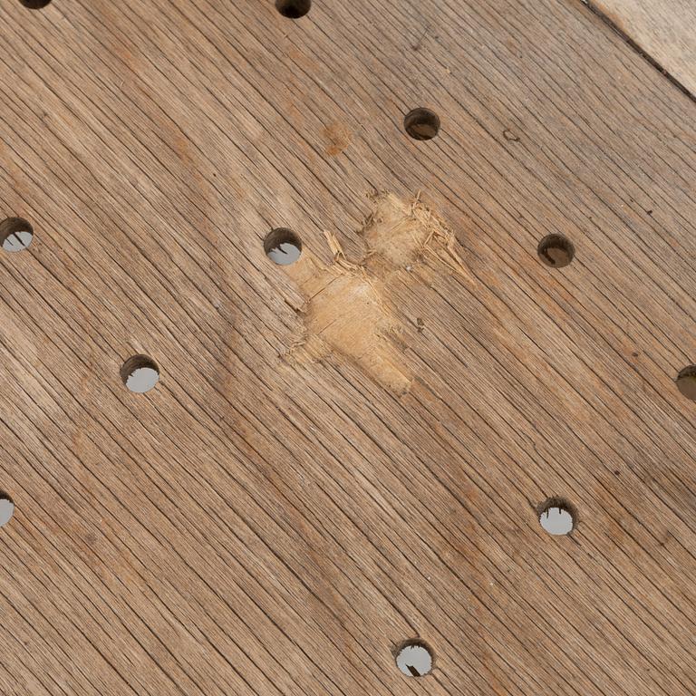 Ella Öström, a set of six chairs, for St. Thomas Church, Vällingby, 1960.