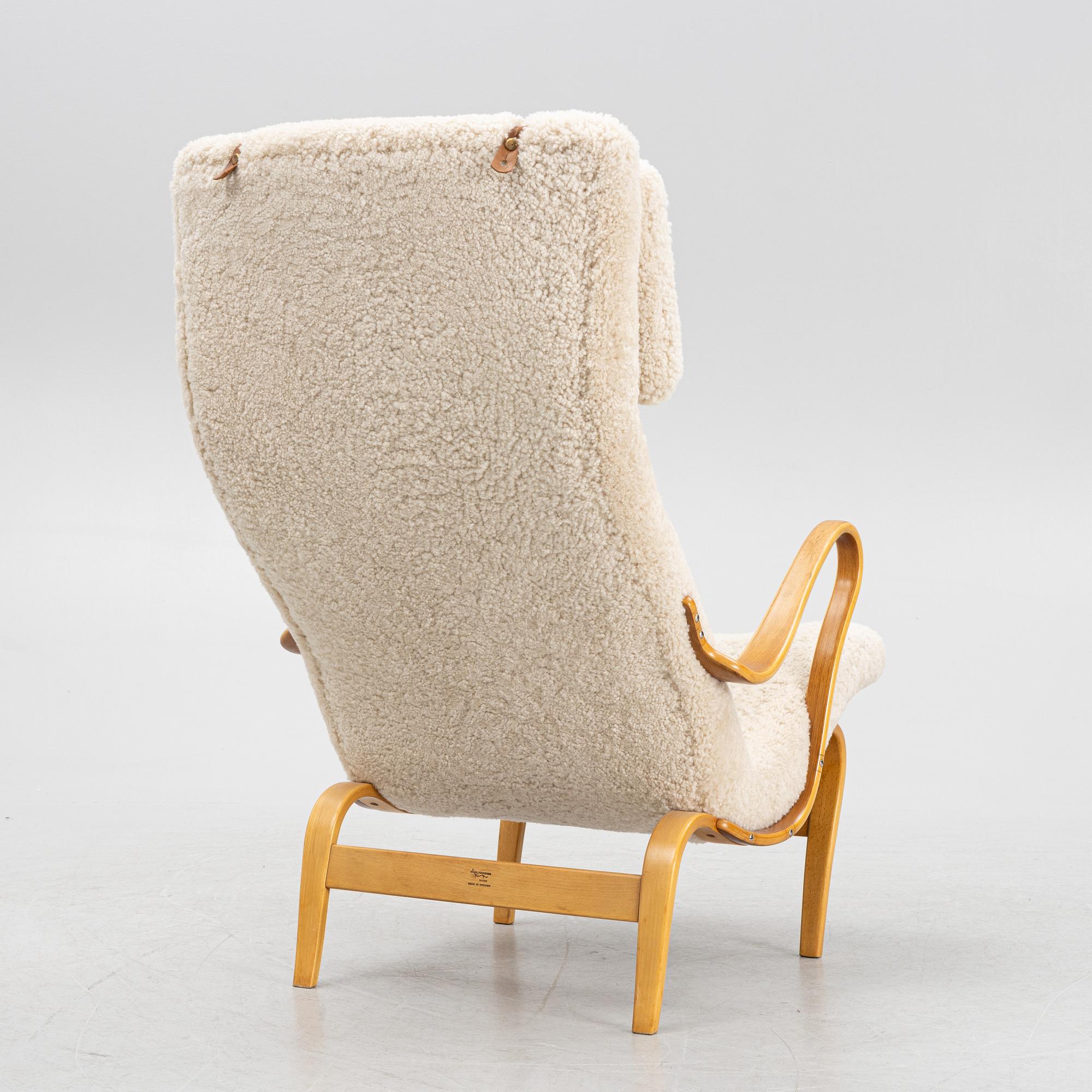 Bruno Mathsson, fåtölj, "Pernilla", Firma Karl Mathsson.