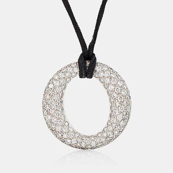 1258. An Elsa Peretti for Tiffany & co, "Sevillana" brilliant-cut diamond pendant.