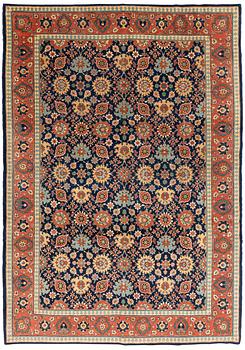 296. A Tabriz carpet of Harshang design, c. 353 x 250 cm.
