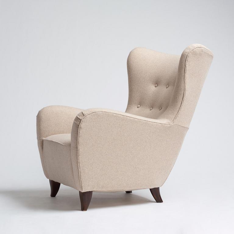 Olle Sjögren, a pair of easy chairs, model '800', OH Sjögren, Sweden 1940-50s.