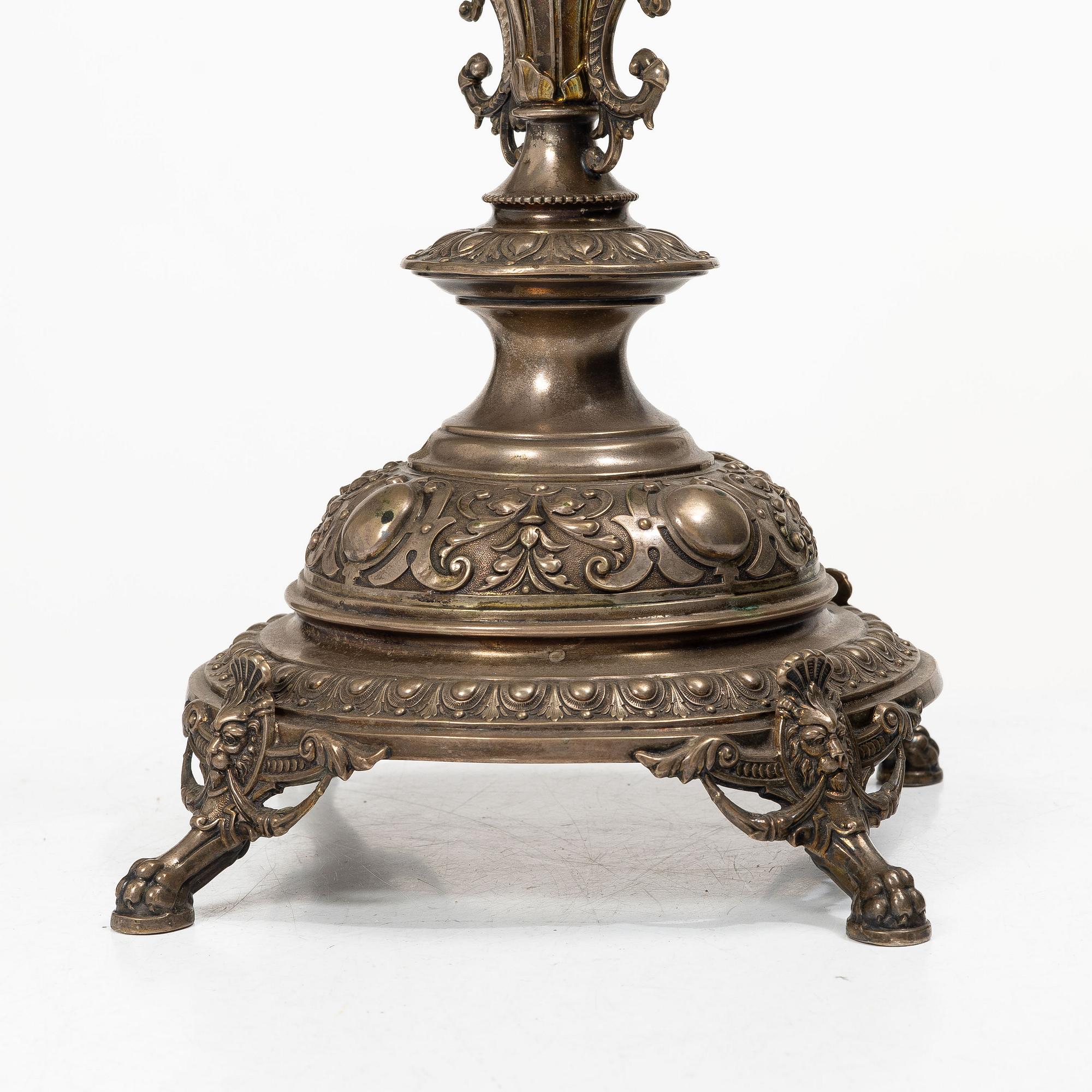 Presentation bowl, silver and glass, Carl Ohlsson, Karlskrona (1908–1926 (1931)).