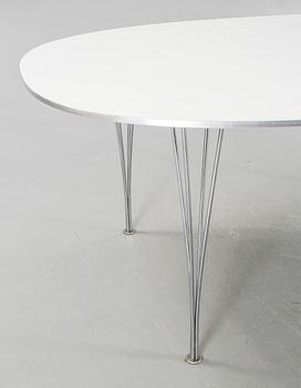 BRUNO MATHSSON & PIET HEIN, bord, "Superellips", Fritz Hansen, 1987.