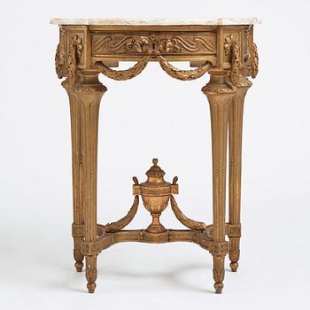 Konsolbord, Stockholmsarbete från 1700-talets andra hälft, Gustavianskt.