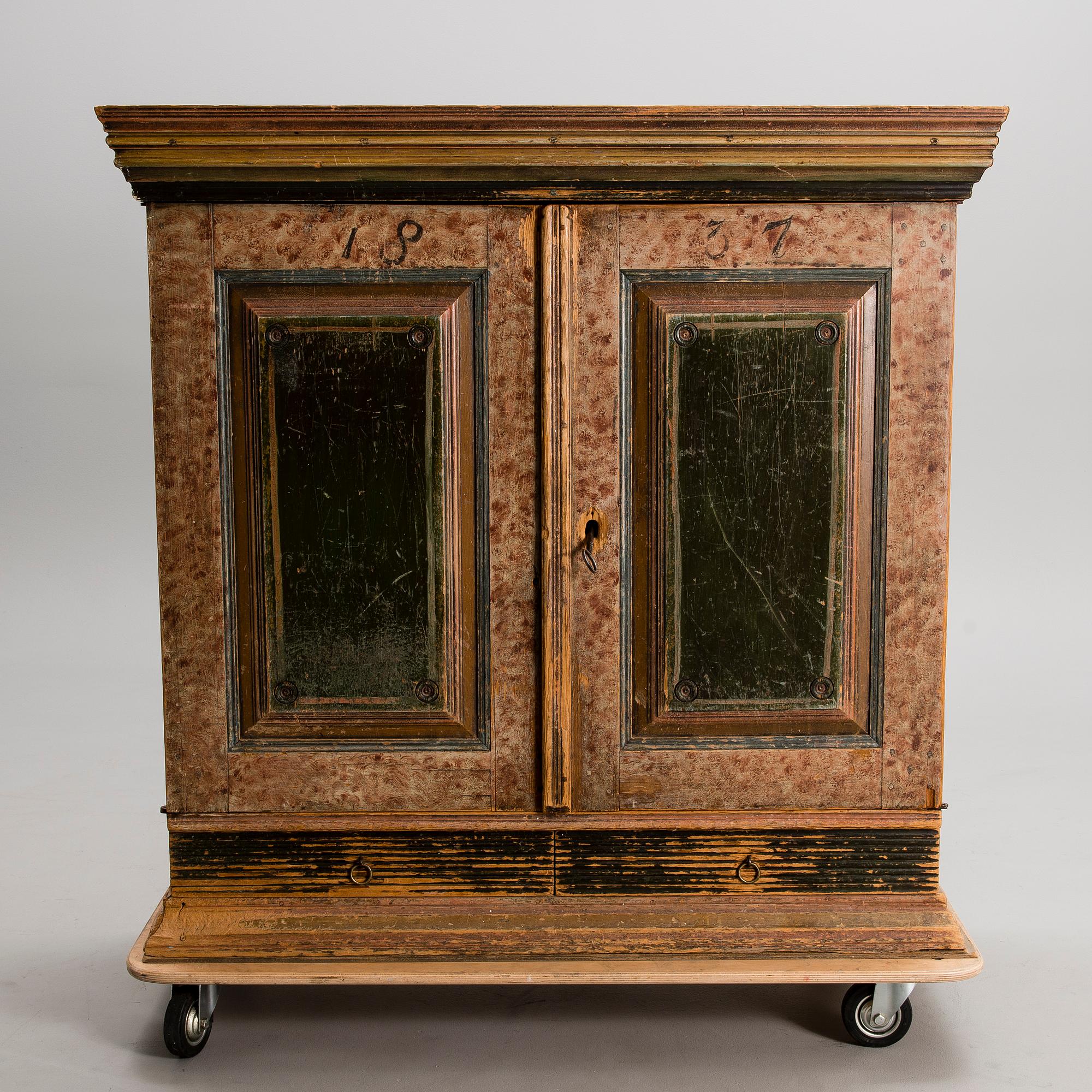 RUSTIC CUPBOARD, Satakunta, Finland, 1837.