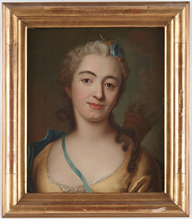 Johan Henrik Scheffel, "Kristina Anna Dohna" (1729-1792)(gift Falkenberg, Leijonhufvud).