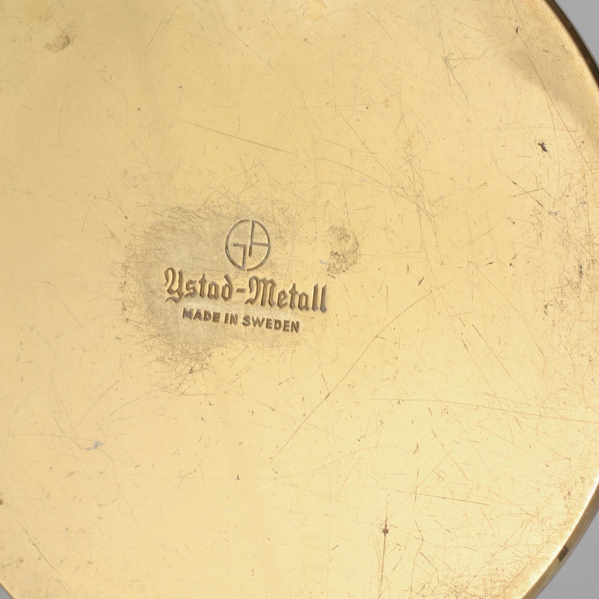 LJUSSTAKAR, 3 st, delvis Gunnar Ander, Ystad Metall, 1900-talets andra hälft.