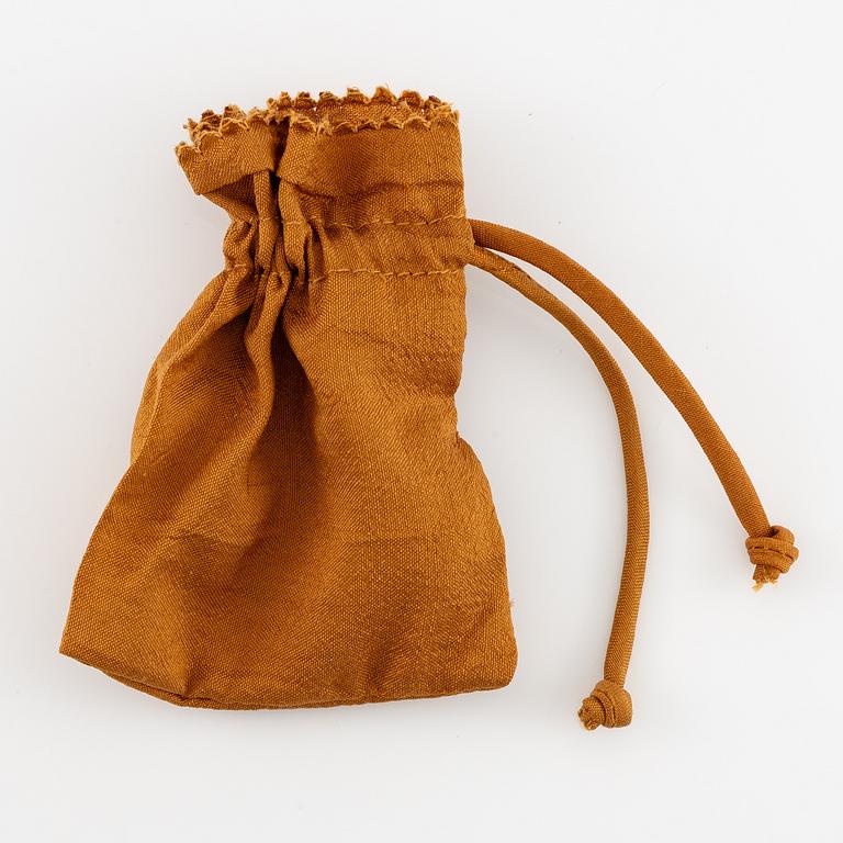 Ole Lynggaard, rings, 2 pcs, silver. With cabochon-cut grey moonstone.