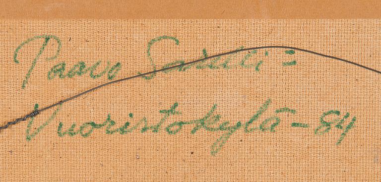 Paavo Sarelli, Bergsby.