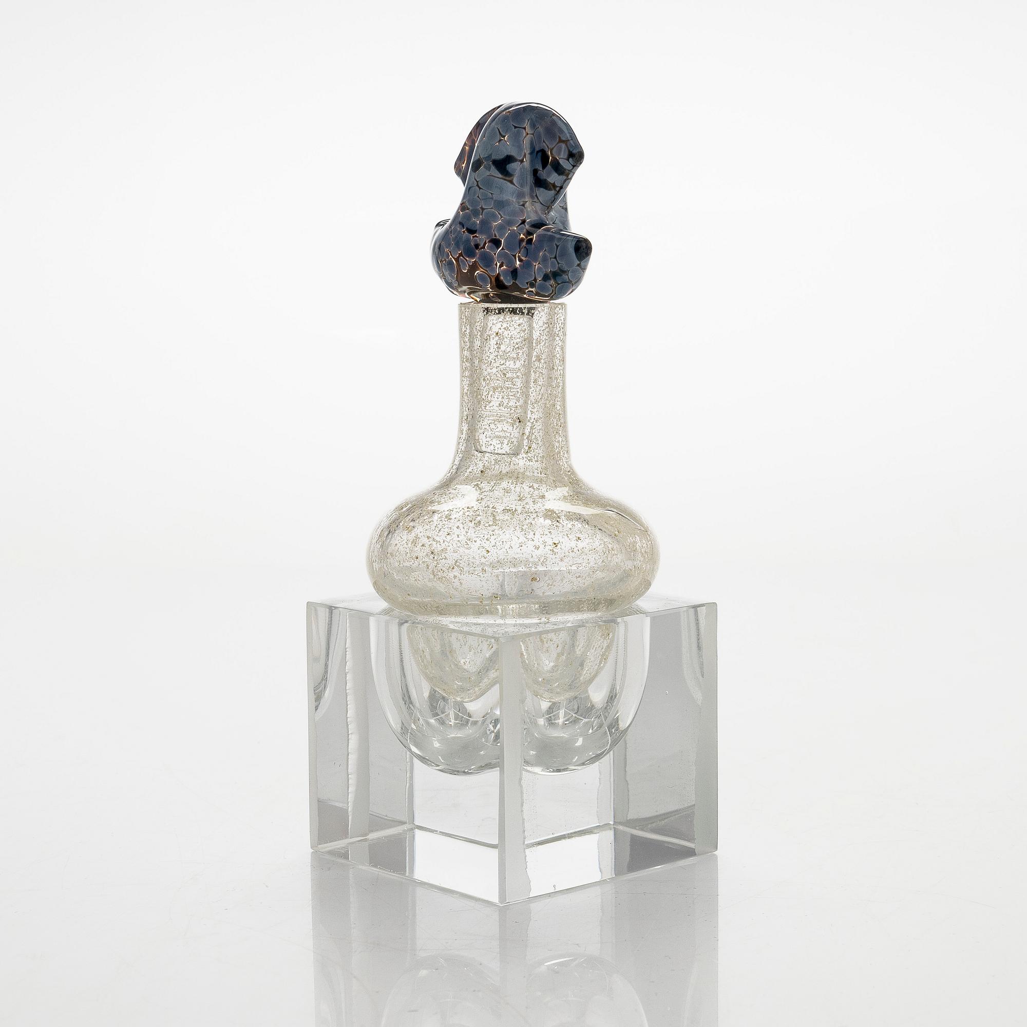 Tiina Nordström, an art glass signed Tiina Nordström, Iittala 1991.