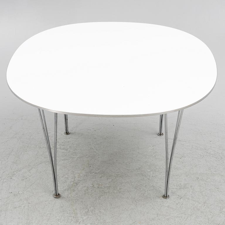 Bruno Mathsson & Piet Hein, a 'Supercircle' dining table, Fritz Hansen, Denmark.