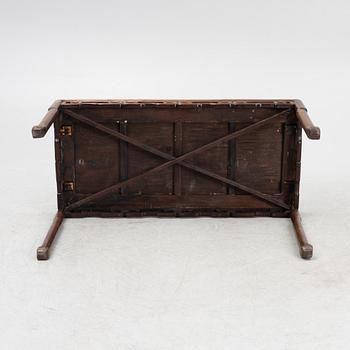A Chinese hardwood altar table, late Qingdynasty.