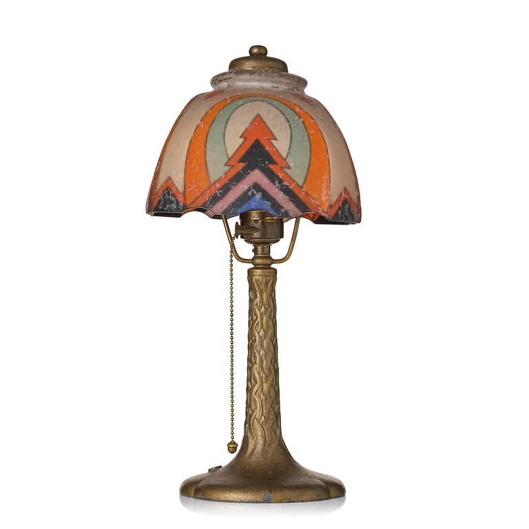 Handel, an Art Deco table lamp, Connecticut, USA, 1920s.