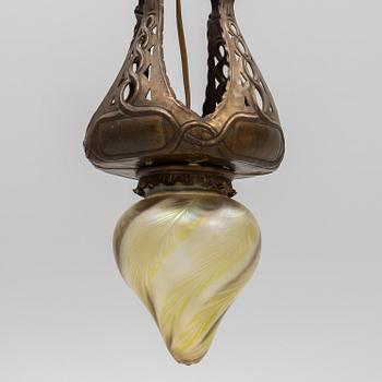 A Jugend ceiling lamp, early 20th Century.