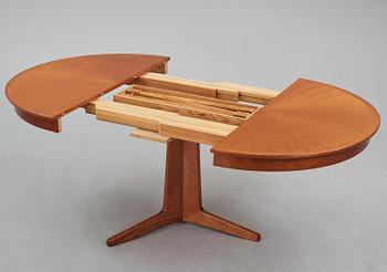 Carl-Axel Acking, a mahogany dining table, cabinetmaker Torsten Schollin, for the Stockholm Crafts Association, ca 1934-39.