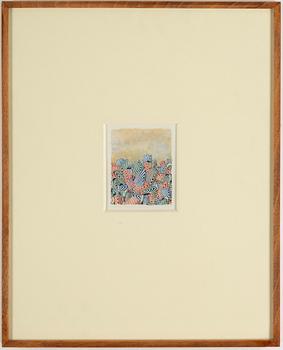STEN EKLUND, gouache on paper, signed and dated 99.