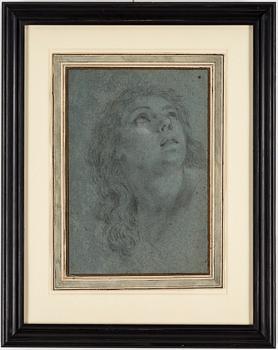 ITALIENSK KONSTNÄR, 1600-tal, teckning i svart krita.