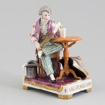 A German porcelain figure, Dressel, Kister & Co, circa 1910.