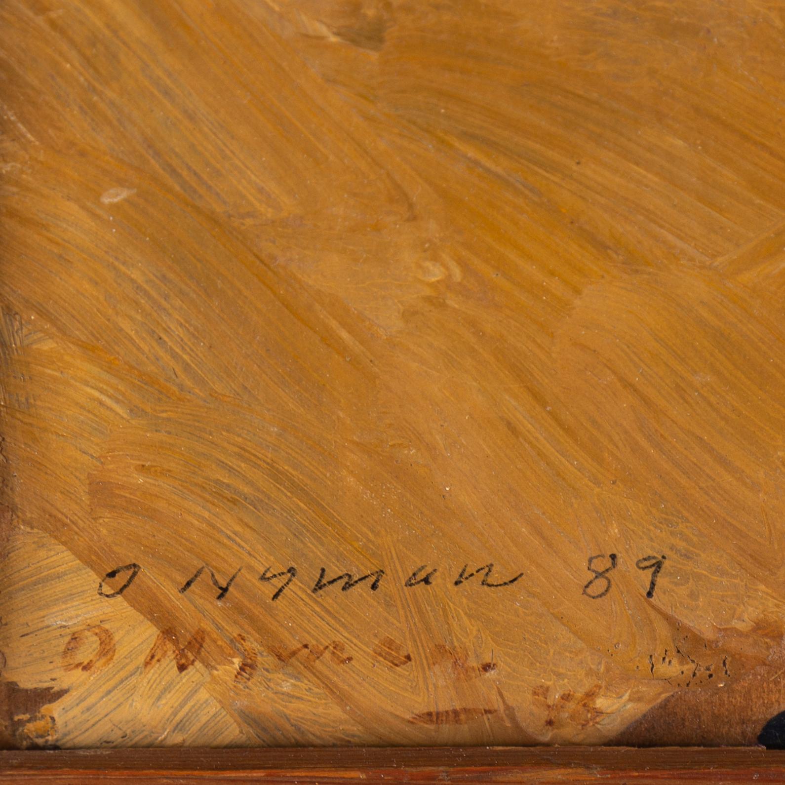 OLLE NYMAN, olja på pannå signerad och daterad 1946.